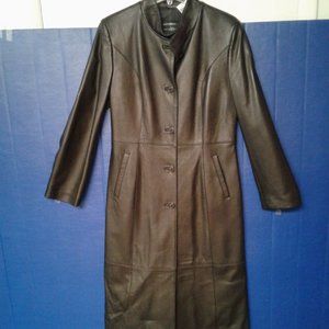 Leather Trench Coat